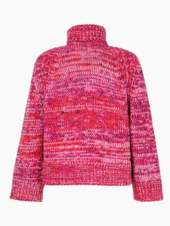 Goldbergh AIMEE Long Sleeve Knit Sweater flame/pink