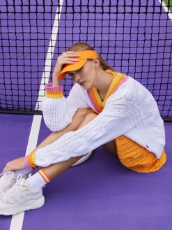 Goldbergh CABLE Knit Sweater white