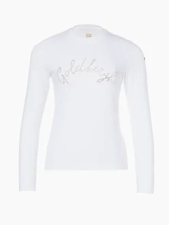 Goldbergh CLASSIC Long Sleeve Tee white Clearance