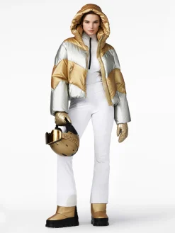 Goldbergh COURAGE Ski Jacket gold/silver New
