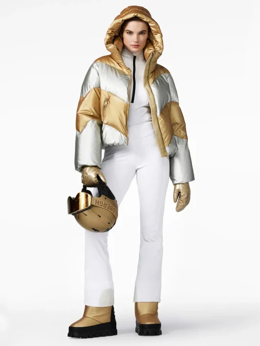 Goldbergh COURAGE Ski Jacket gold/silver New