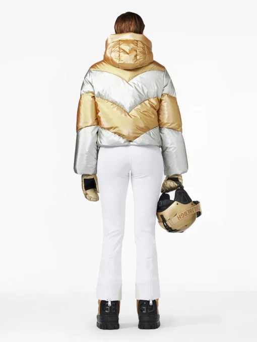 Goldbergh COURAGE Ski Jacket gold/silver New