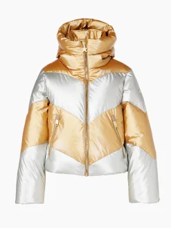 Goldbergh COURAGE Ski Jacket gold/silver New