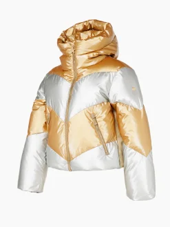 Goldbergh COURAGE Ski Jacket gold/silver New