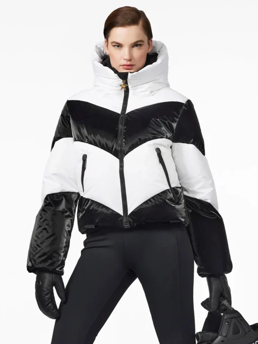 Goldbergh COURAGE Ski Jacket black/white Clearance