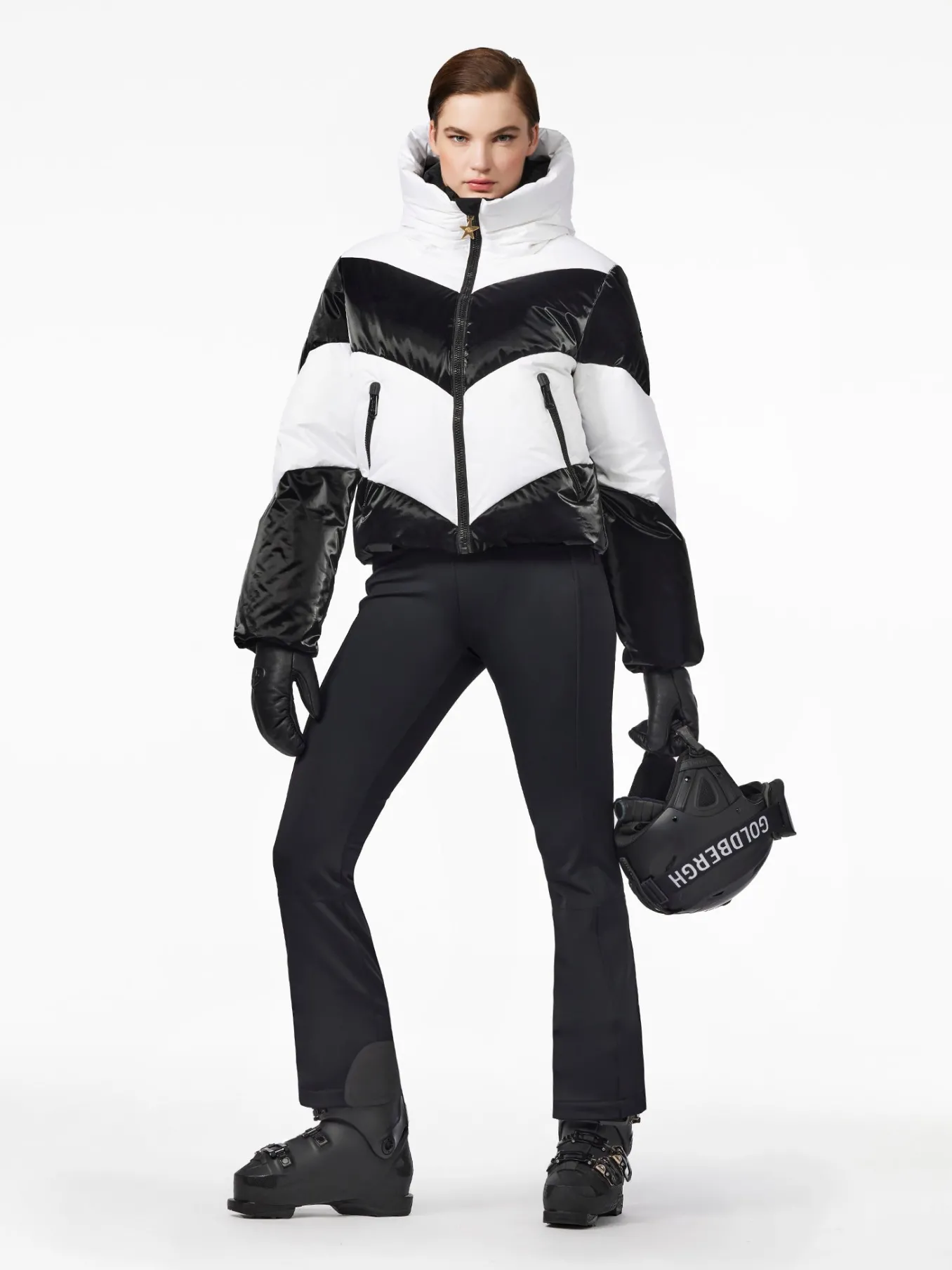 Goldbergh COURAGE Ski Jacket black/white Clearance