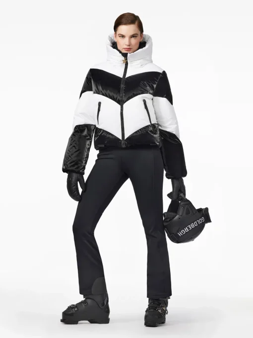 Goldbergh COURAGE Ski Jacket black/white Clearance