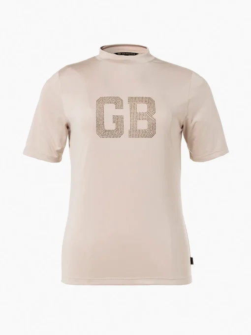 Goldbergh FELICITY Short Sleeve Top white sand