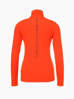Goldbergh FEMME Long Sleeve Turtleneck Tee orange Sale