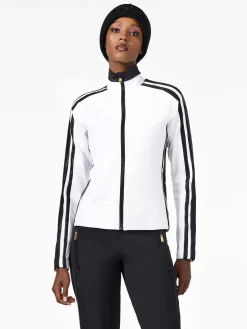Goldbergh FINISH Full Zip Cardigan white/black Best