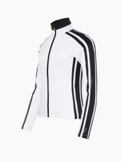 Goldbergh FINISH Full Zip Cardigan white/black Best