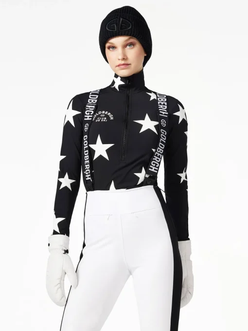 Goldbergh GALACTIQUE Ski Pully black/white New