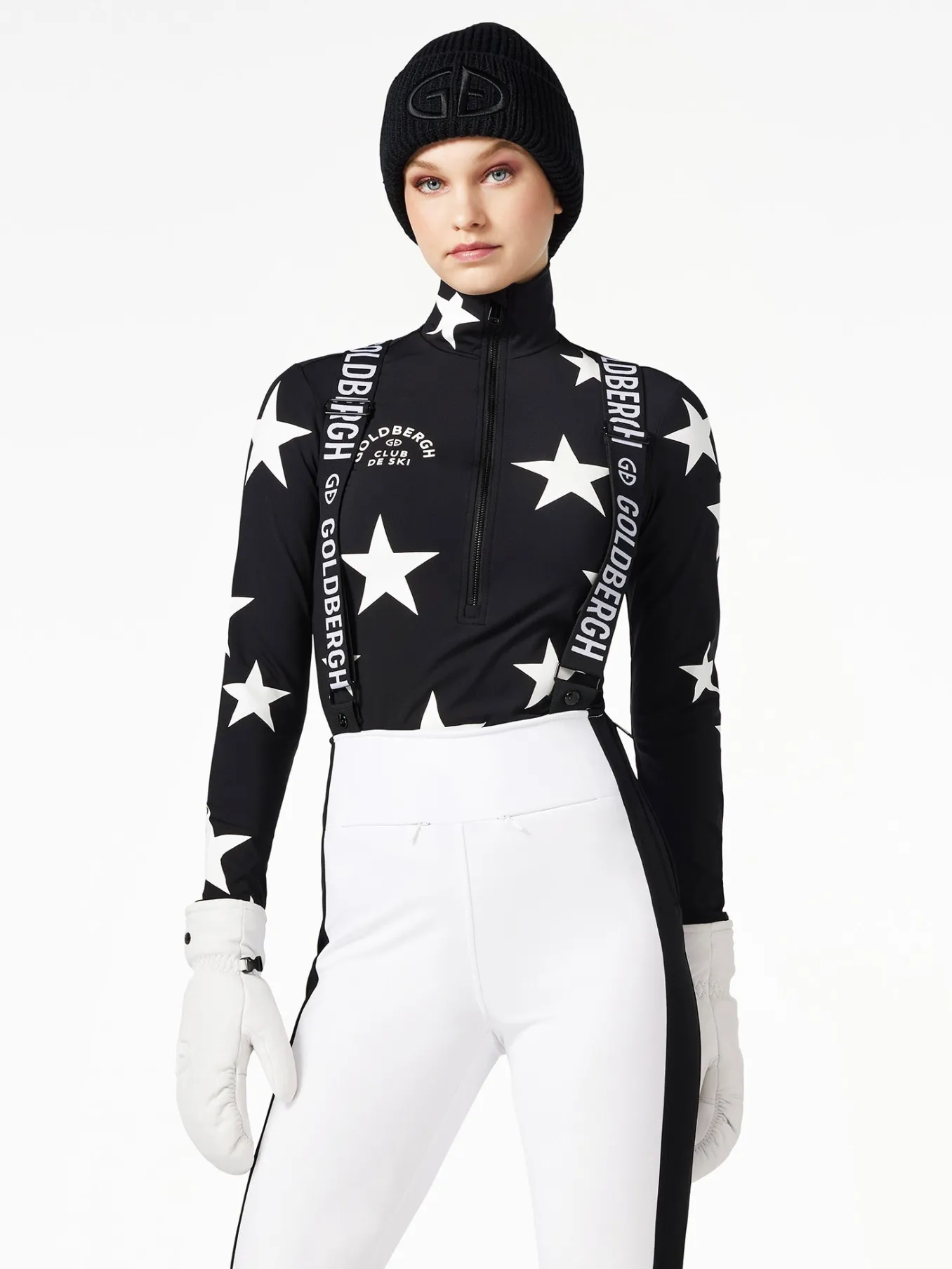 Goldbergh GALACTIQUE Ski Pully black/white New
