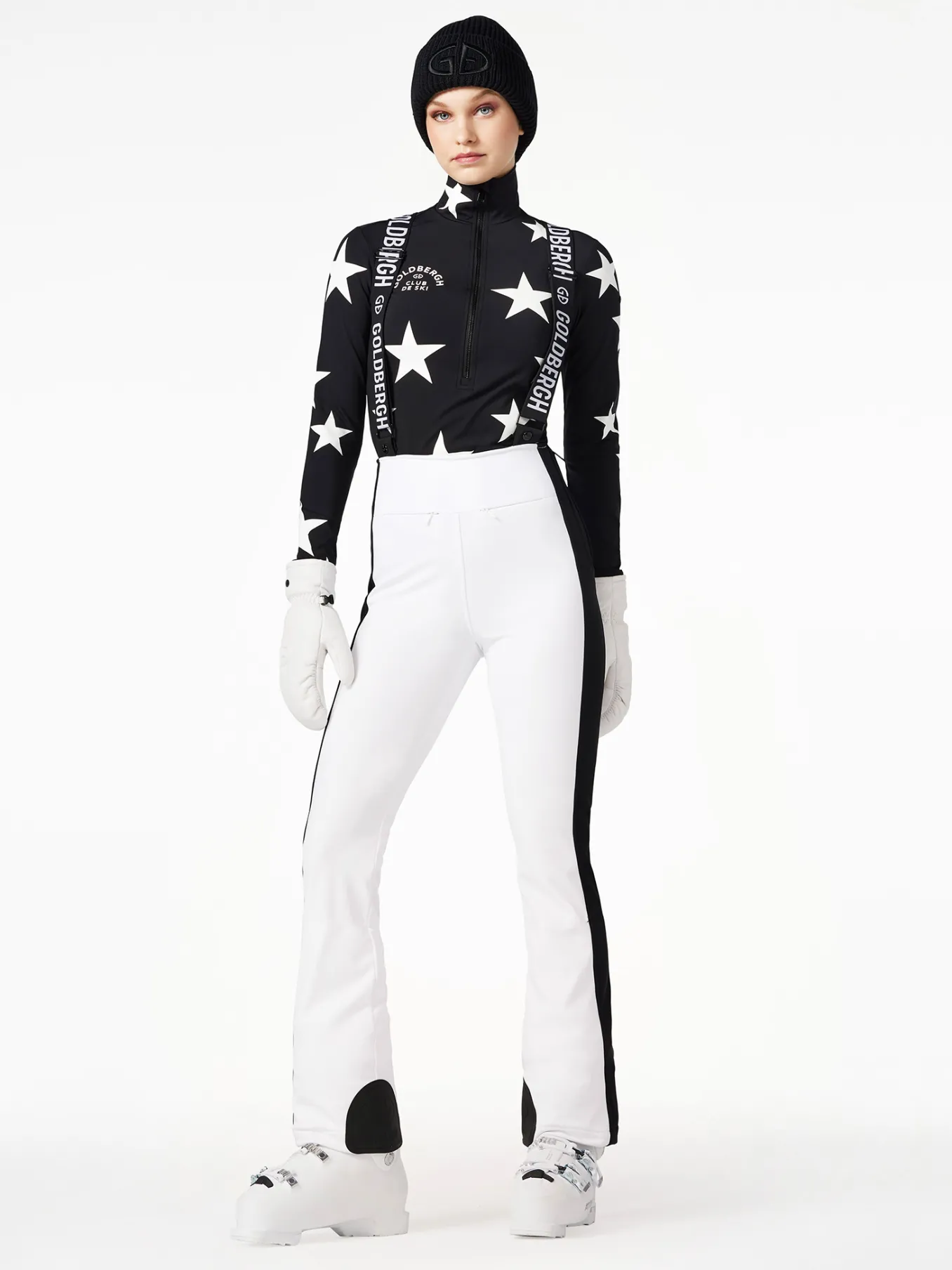 Goldbergh GALACTIQUE Ski Pully black/white New