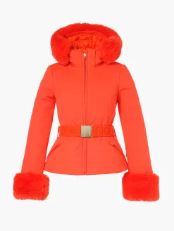 Goldbergh GISELLE FAUX BORDER Ski Jacket orange New