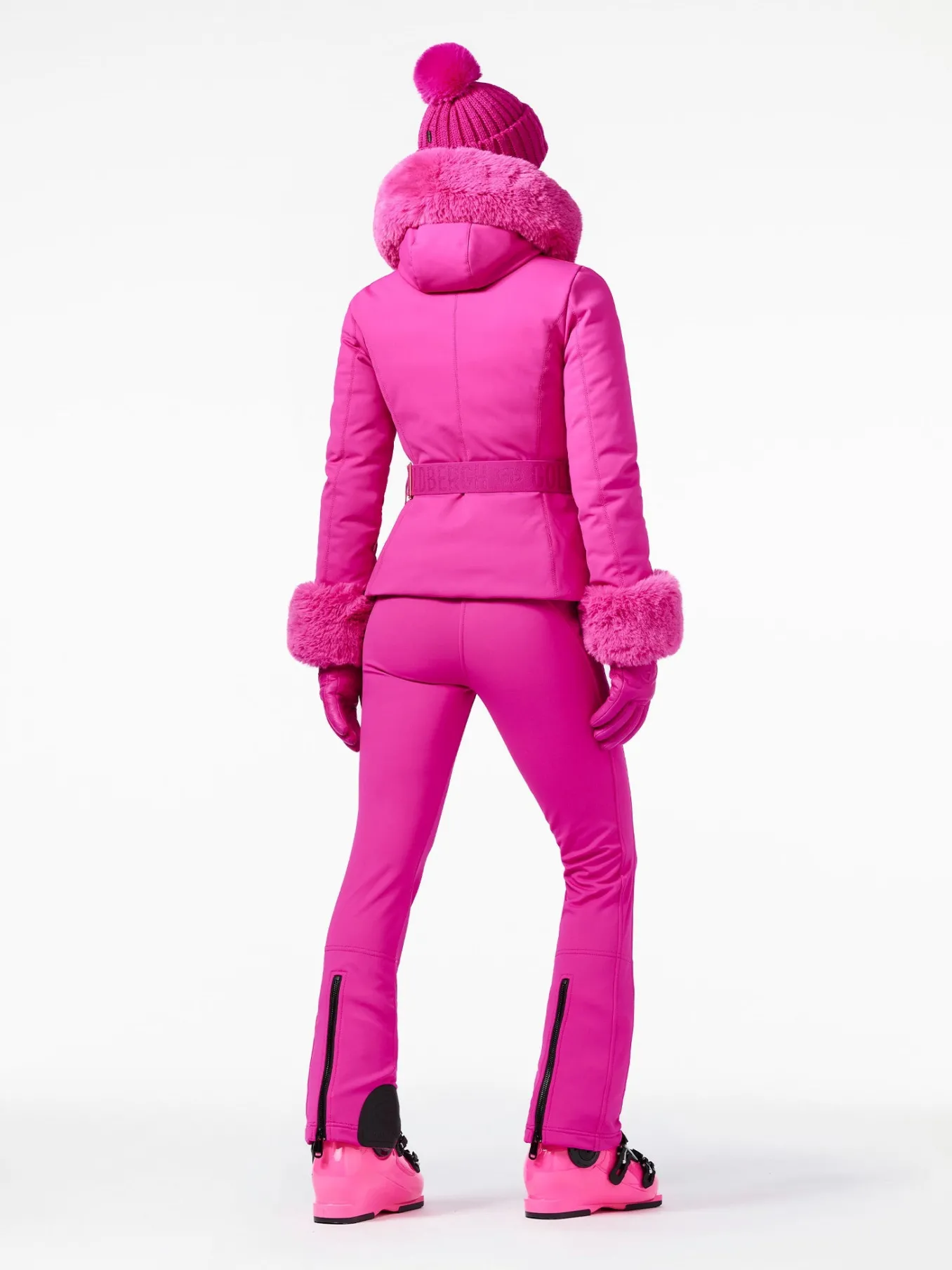 Goldbergh GISELLE FAUX BORDER Ski Jacket passion pink Sale