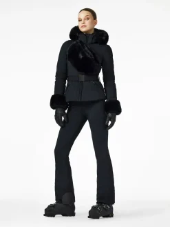 Goldbergh GISELLE FAUX BORDER Ski Jacket black Hot