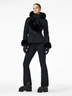Goldbergh GISELLE FAUX BORDER Ski Jacket black Hot