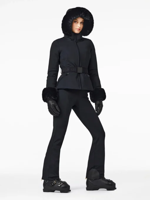 Goldbergh GISELLE FAUX BORDER Ski Jacket black Hot
