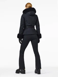 Goldbergh GISELLE FAUX BORDER Ski Jacket black Hot