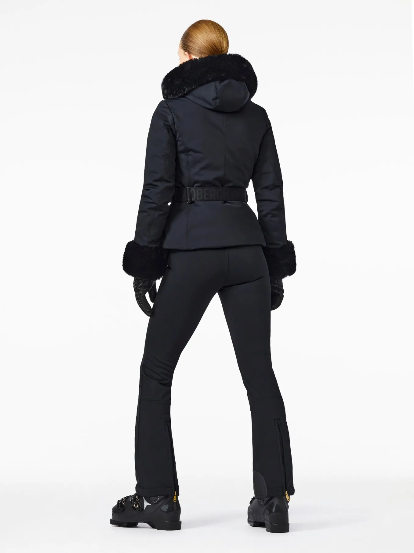 Goldbergh GISELLE FAUX BORDER Ski Jacket black Hot