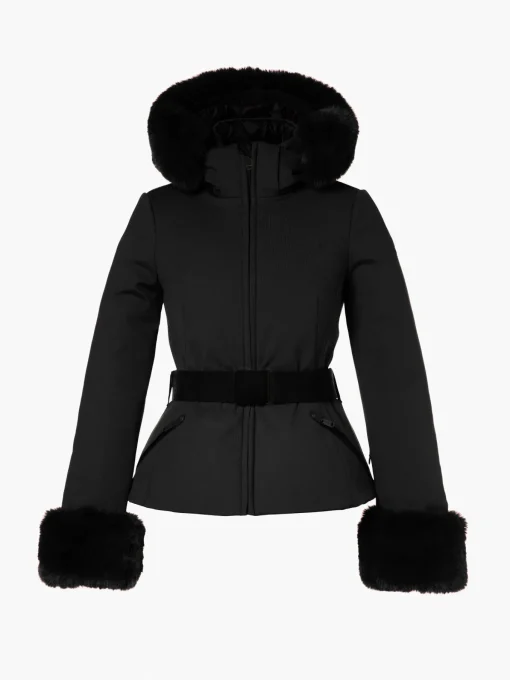 Goldbergh GISELLE FAUX BORDER Ski Jacket black Hot