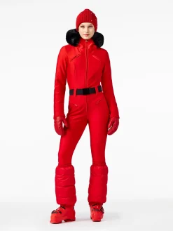 Goldbergh GLISSER FAUX BORDER Ski Suit flame Online