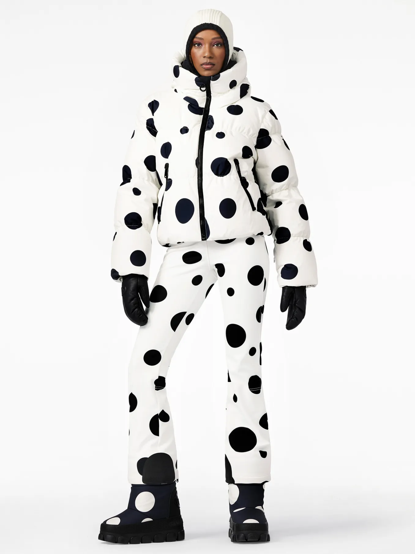 Goldbergh GRAND Ski Jacket dot cream Clearance