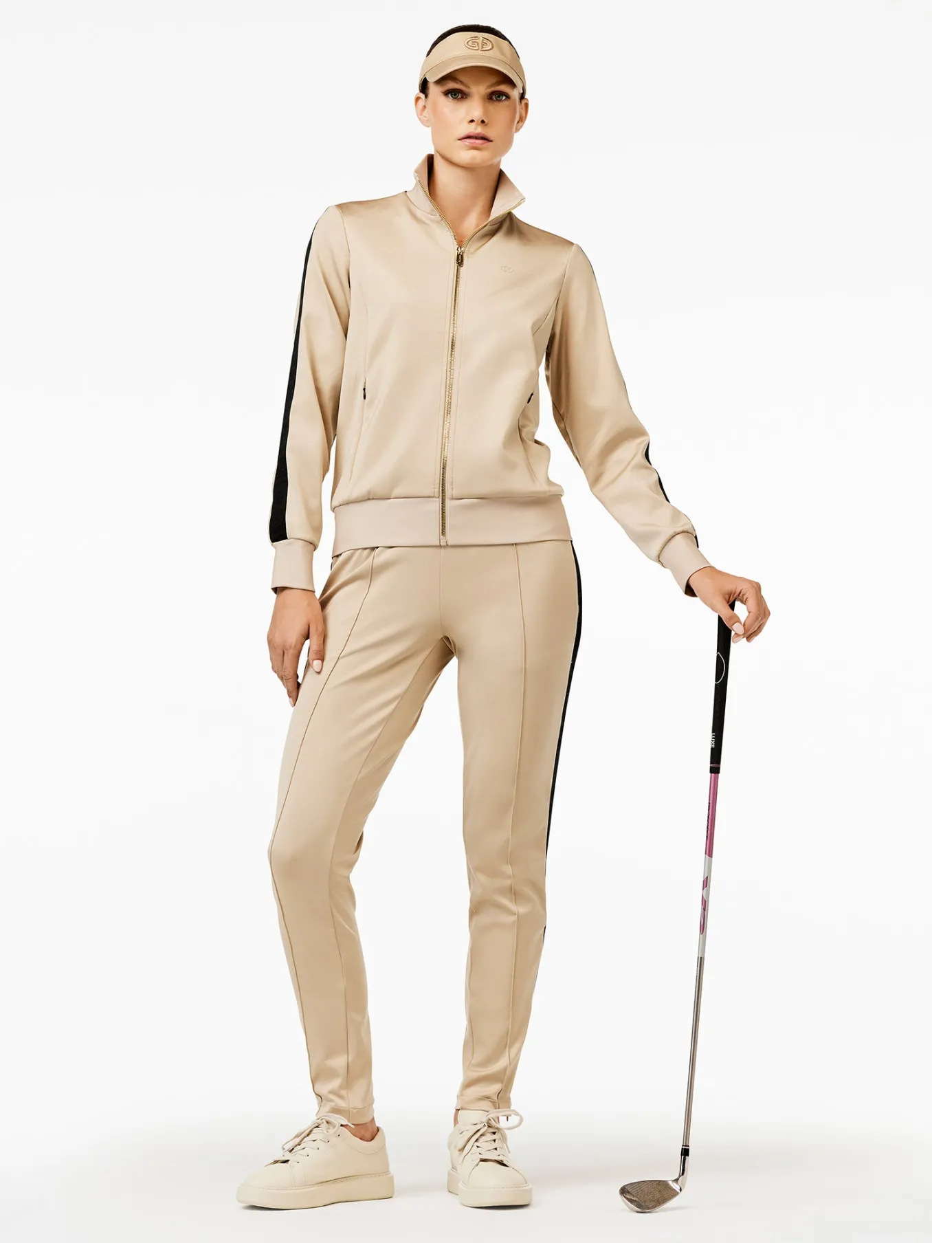 Goldbergh GWEN Track Pants white sand Discount