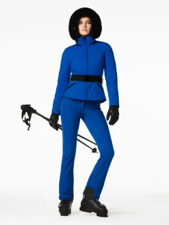 Goldbergh Hida Faux Border Ski Jacket Dazzling blue Discount