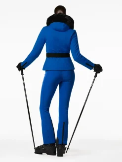 Goldbergh Hida Faux Border Ski Jacket Dazzling blue Discount