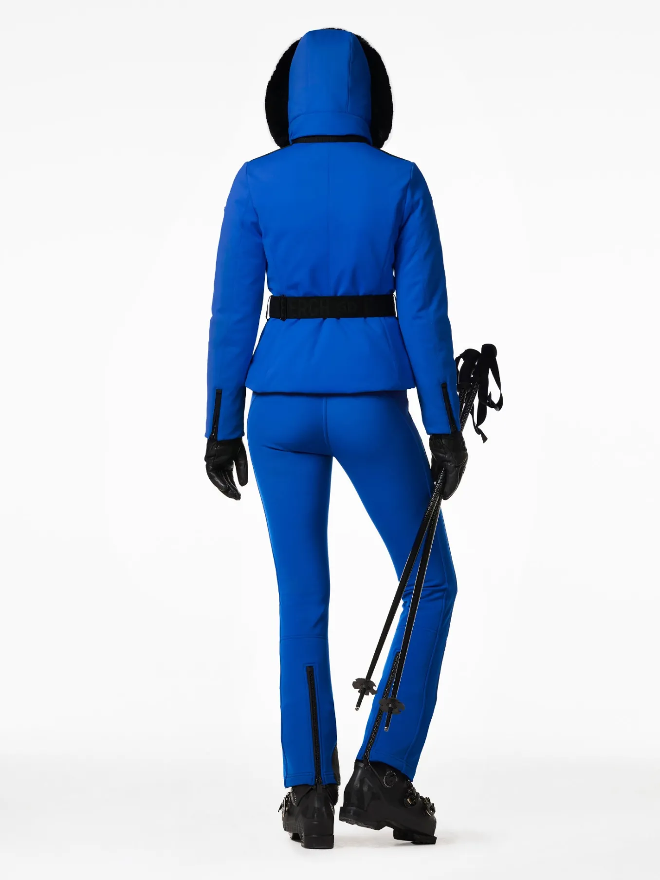 Goldbergh Hida Faux Border Ski Jacket Dazzling blue Discount