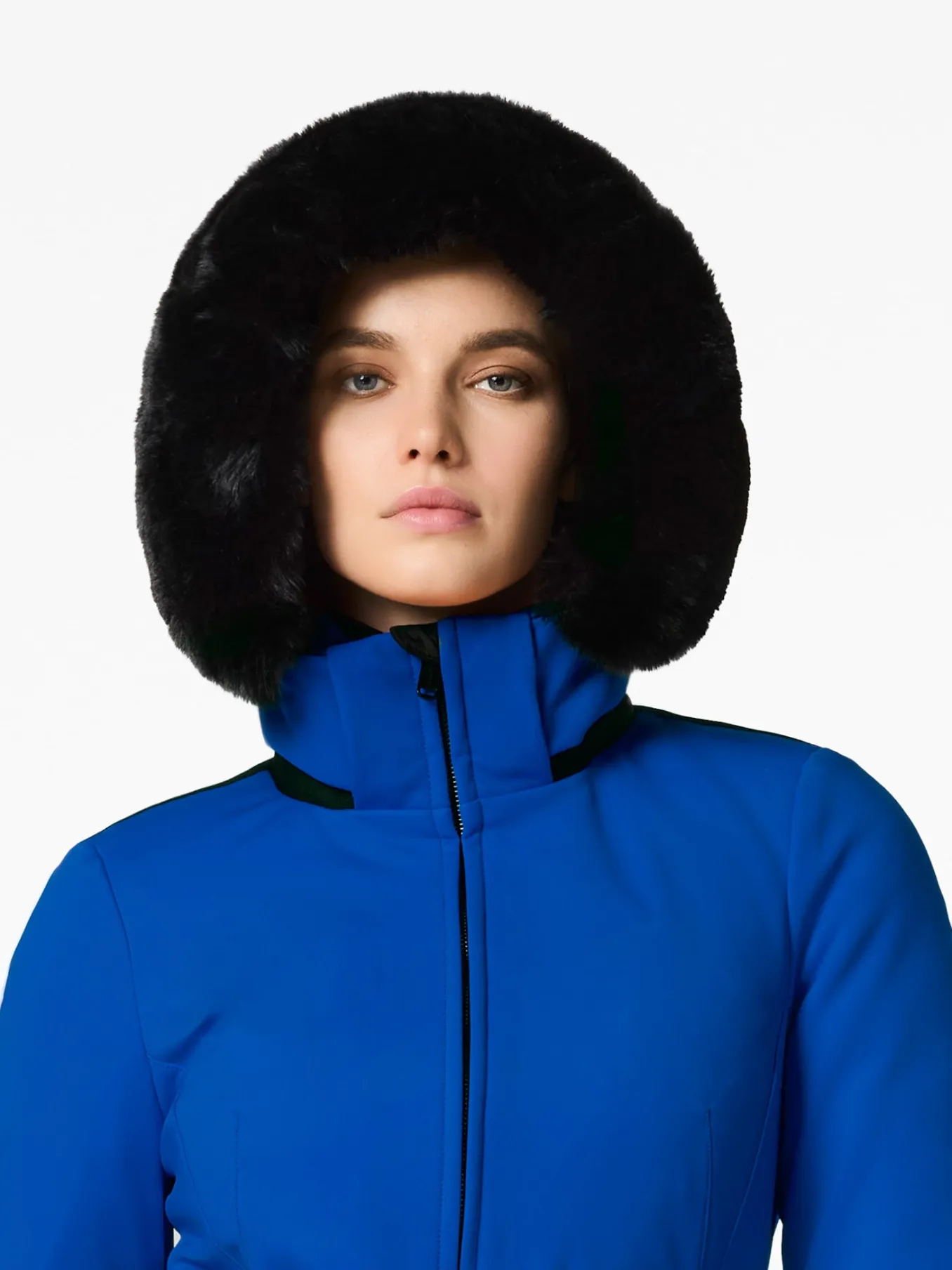 Goldbergh Hida Faux Border Ski Jacket Dazzling blue Discount