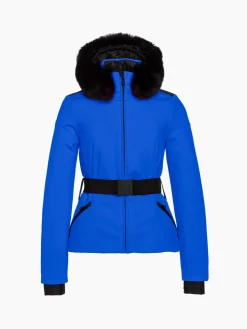 Goldbergh Hida Faux Border Ski Jacket Dazzling blue Discount