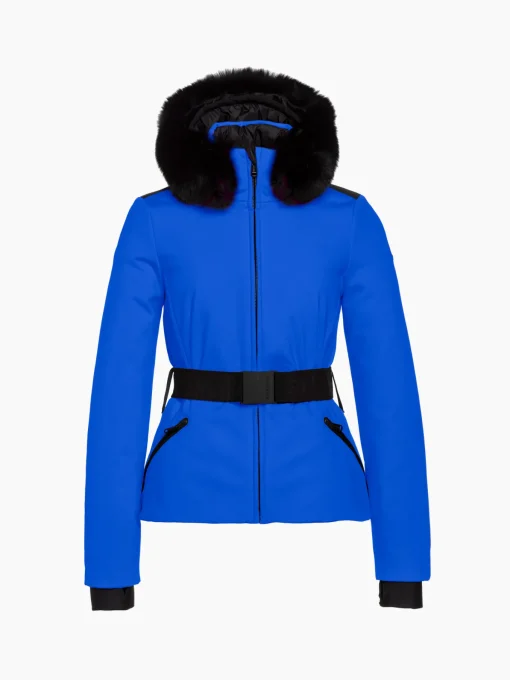 Goldbergh Hida Faux Border Ski Jacket Dazzling blue Discount