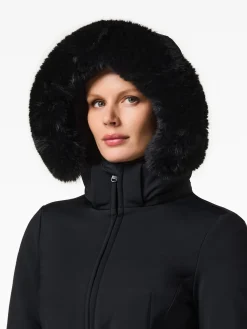 Goldbergh Hida Faux Border Ski Jacket Black Clearance