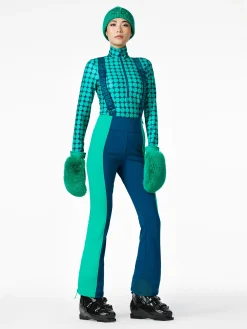 Goldbergh IMPRESS Ski Pully ice green retro dot Discount