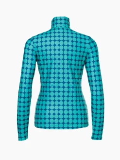 Goldbergh IMPRESS Ski Pully ice green retro dot Discount