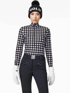 Goldbergh IMPRESS Ski Pully black retro dot Best