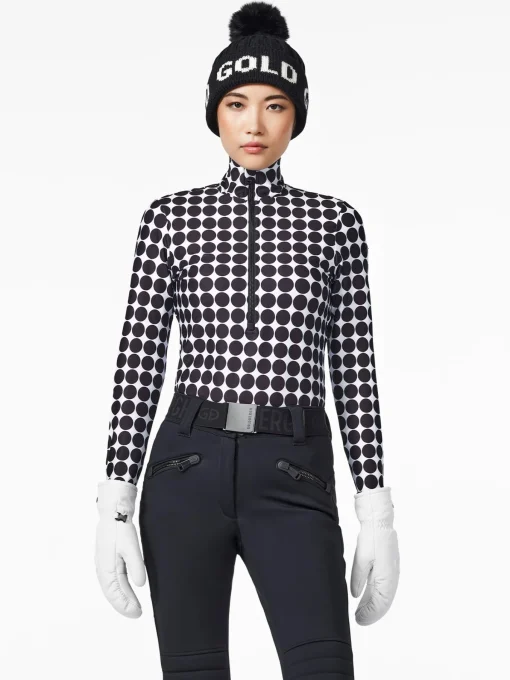 Goldbergh IMPRESS Ski Pully black retro dot Best