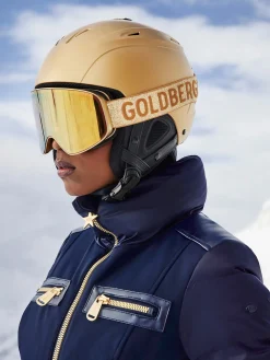 Goldbergh Khloe Helmet Gold New