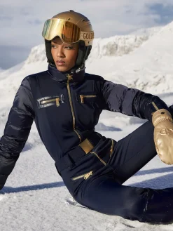 Goldbergh Khloe Helmet Gold New