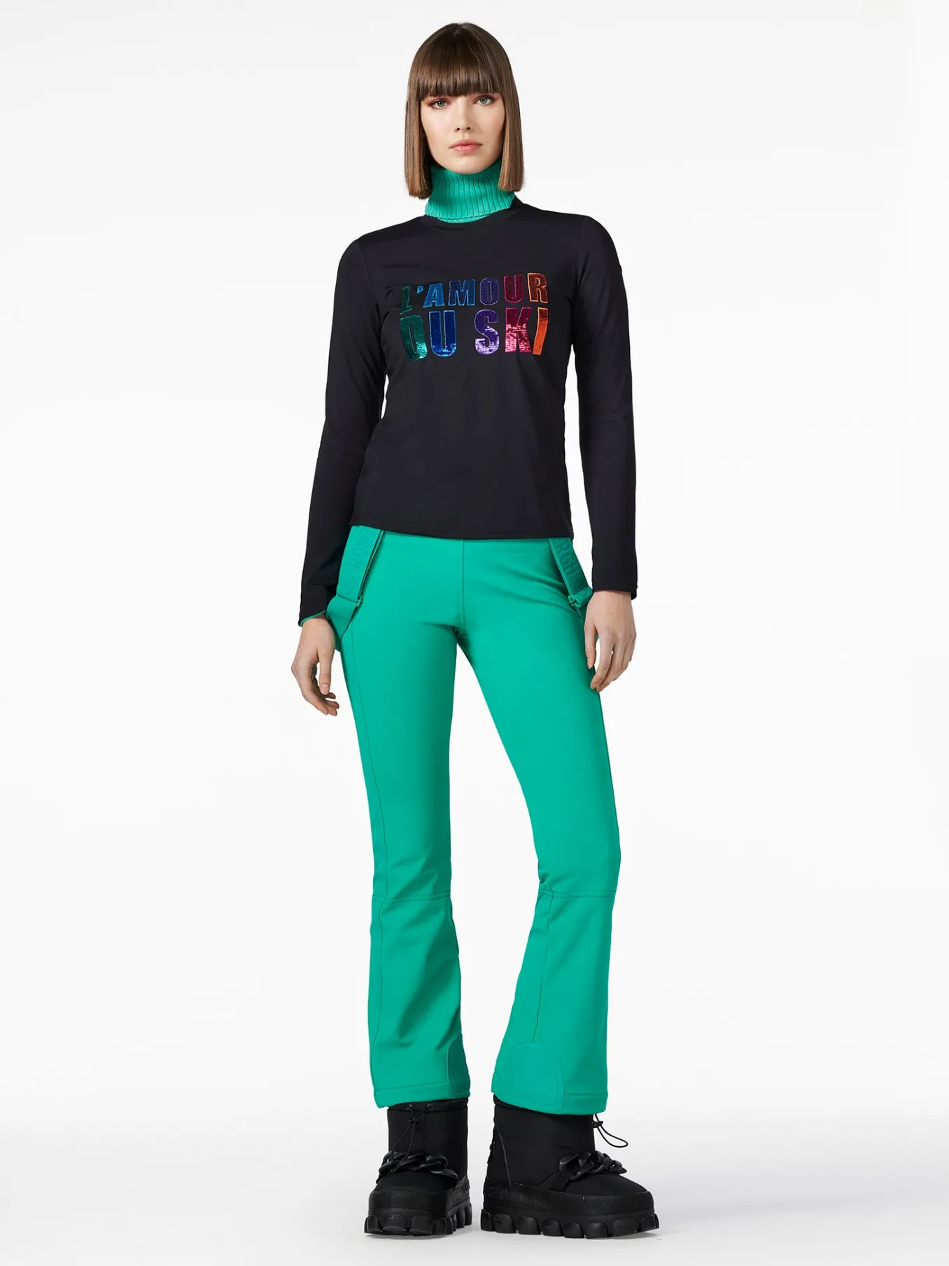 Goldbergh LE COEUR Long Sleeve Tee black Outlet
