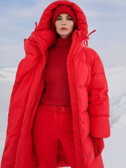 Goldbergh MIRA Long Sleeve Knit Sweater flame Best