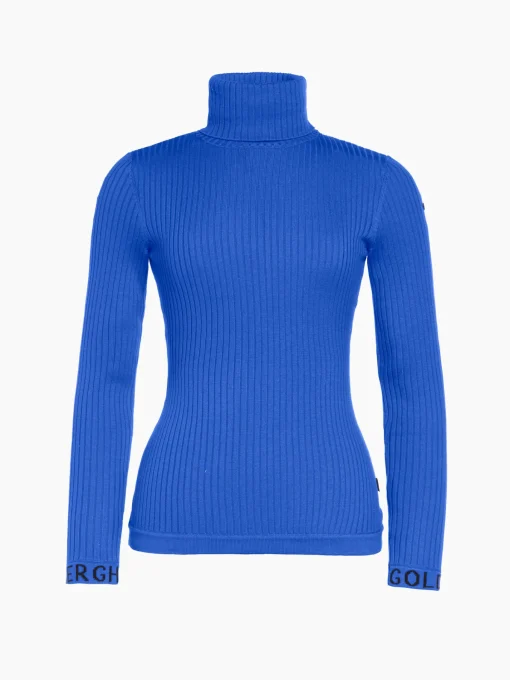 Goldbergh MIRA Long Sleeve Knit Sweater dazzling blue Discount