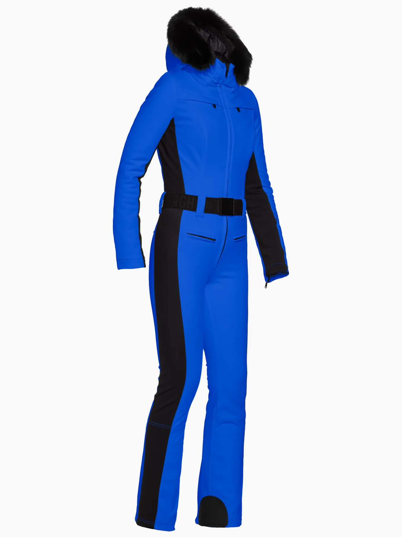 Goldbergh PARRY LONG FAUX BORDER Ski Suit dazzling blue Discount