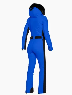 Goldbergh PARRY LONG FAUX BORDER Ski Suit dazzling blue Discount