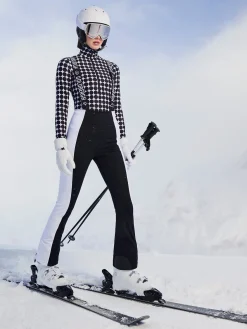 Goldbergh RETRO Ski Pants black/white Online