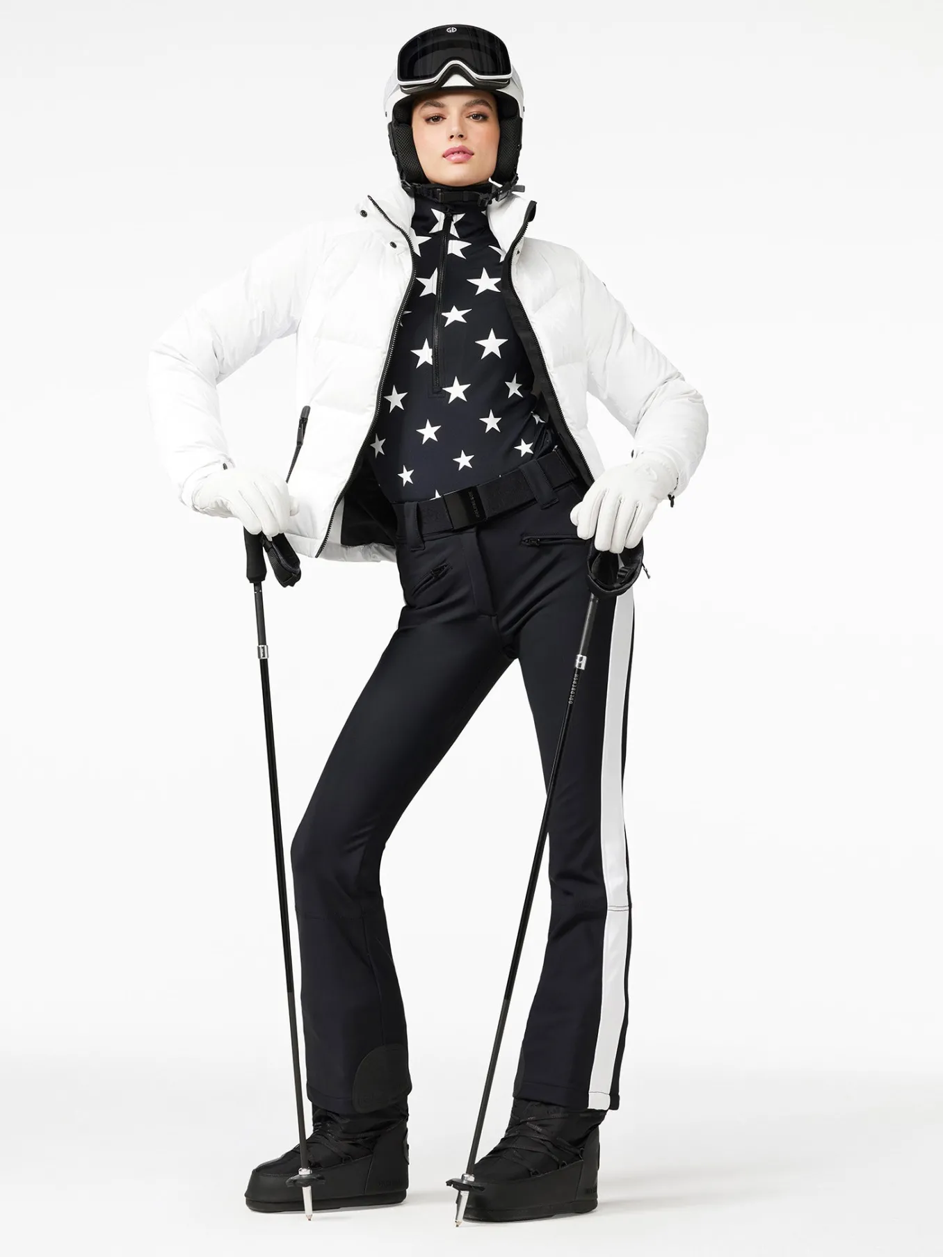 Goldbergh RUNNER Ski Pants black/white Online