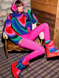 Goldbergh Snowy Snowboot Mid Absinthe Rainbow Outlet